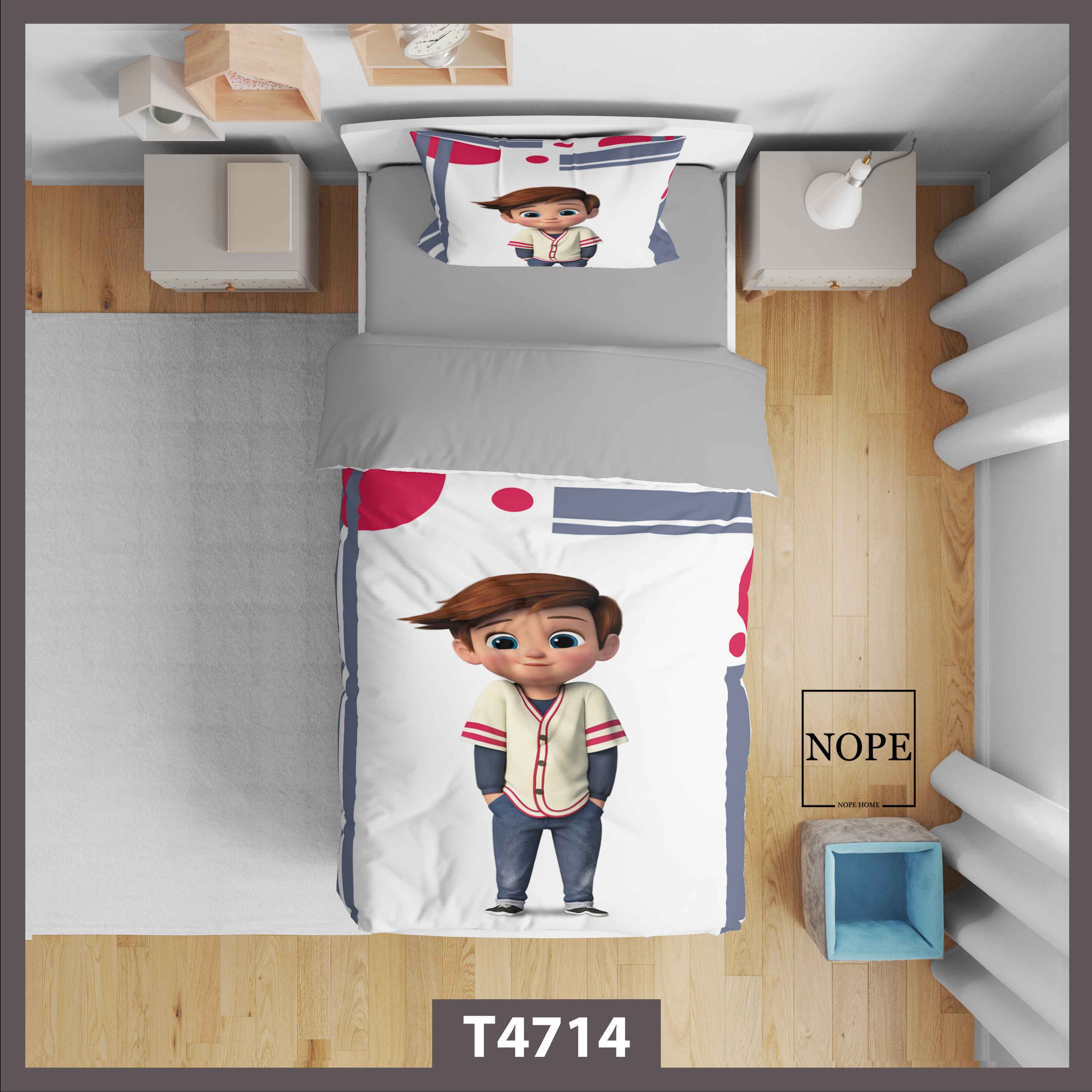 روتختی 4714 تکنفره 5 تکه مناسب تخت 90 سانت