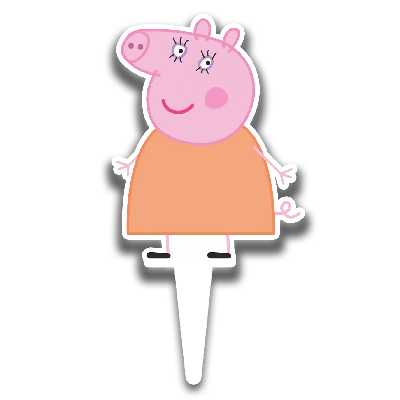 تاپر کیک طرح پپاپیگ کد R030