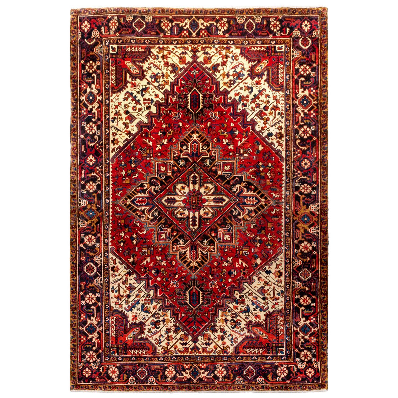 فرش قدیمی دستباف پنج و نیم متری سی پرشیا کد 705038