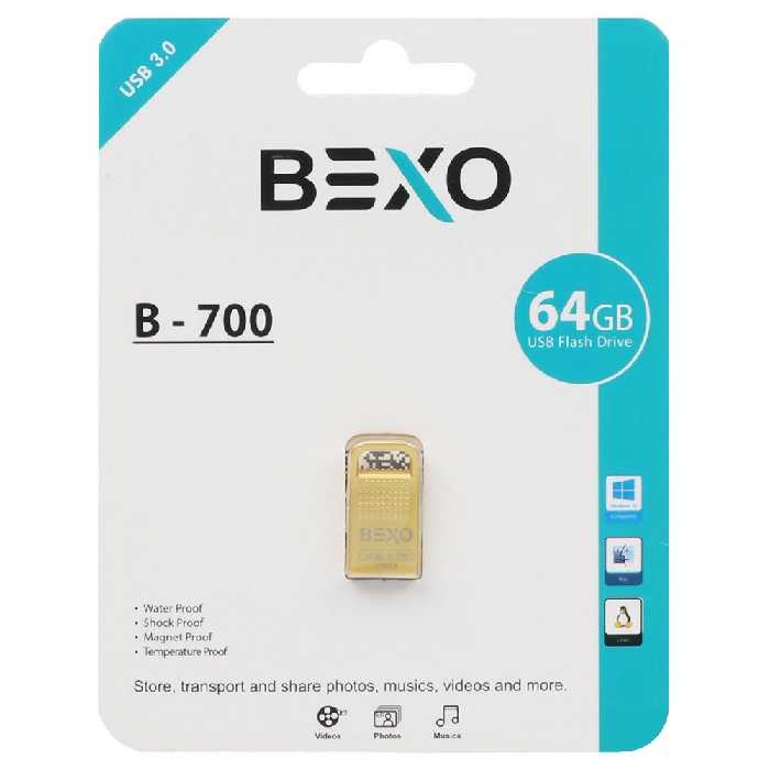 فلش مموری USB 3.0 64GB بکسو Bexo مدل B-700
