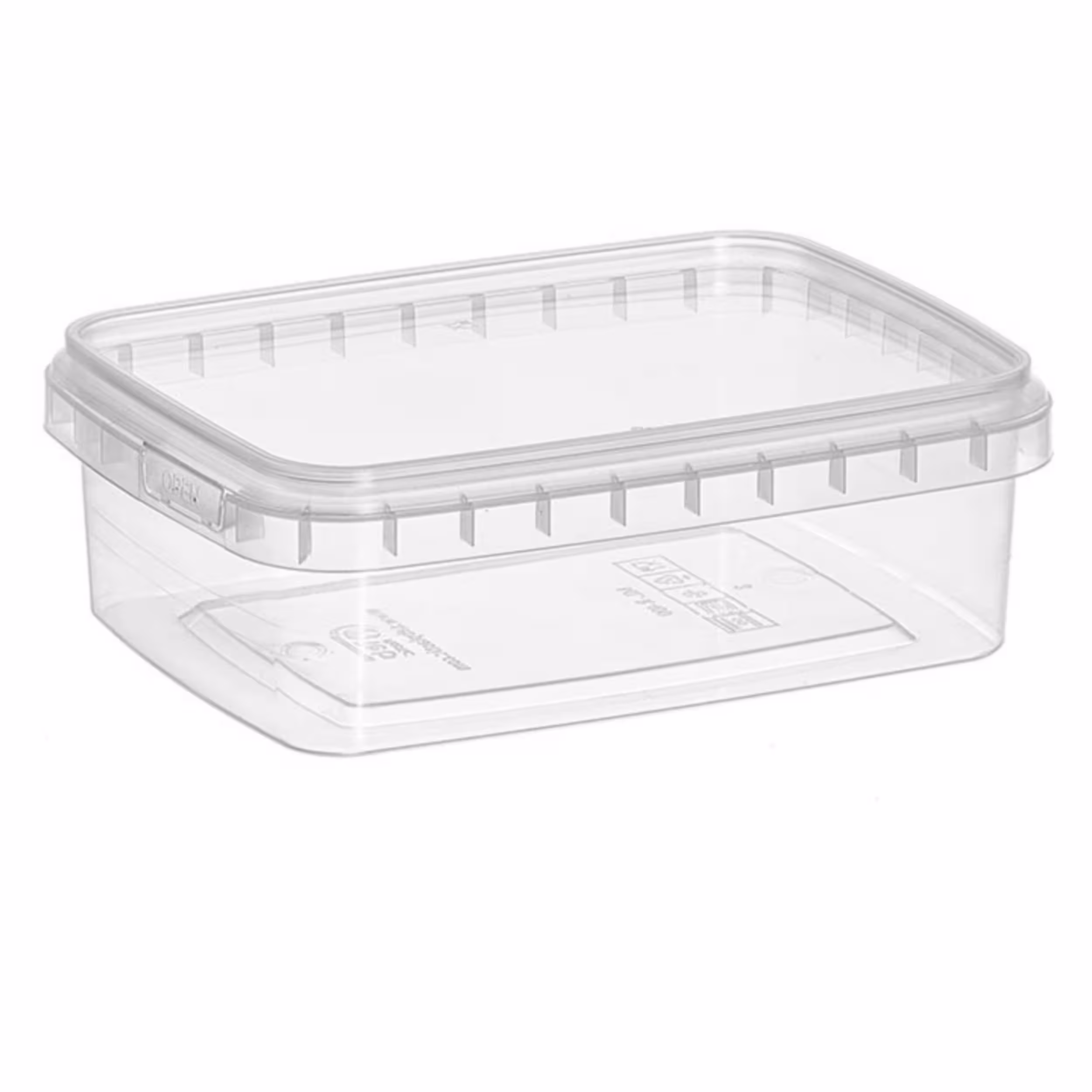 ظرف نگهدارنده طب پلاستیک مدل 400cc ماکروویوی بسته 50 عددی