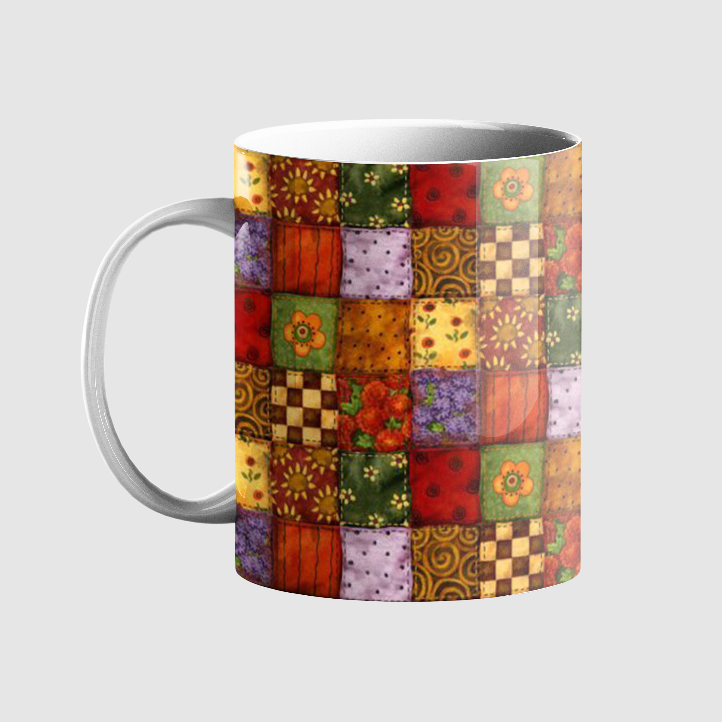 ماگ طرح چهل تکه کد 190