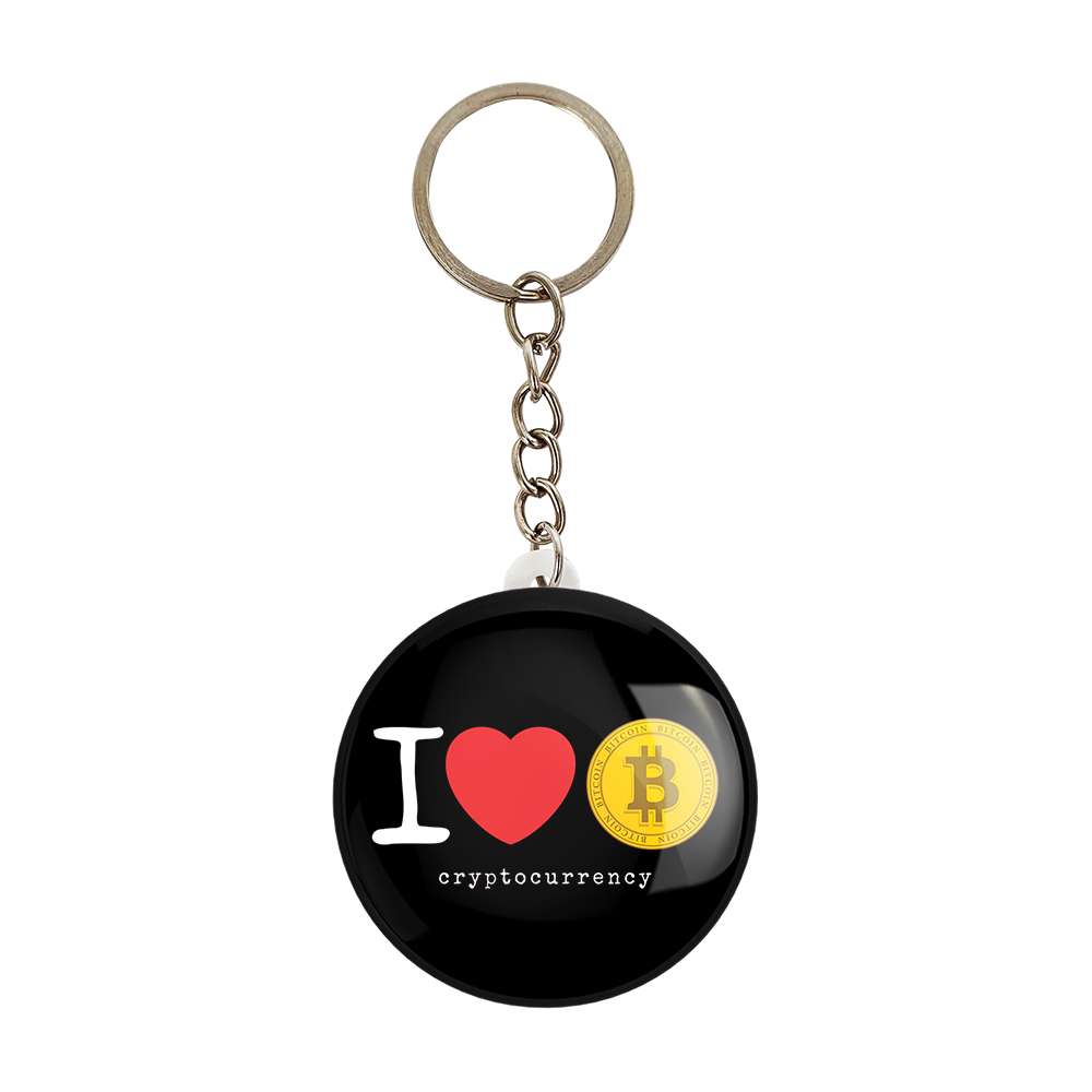 جاکلیدی خندالو مدل I Love Bitcoin کد 10895
