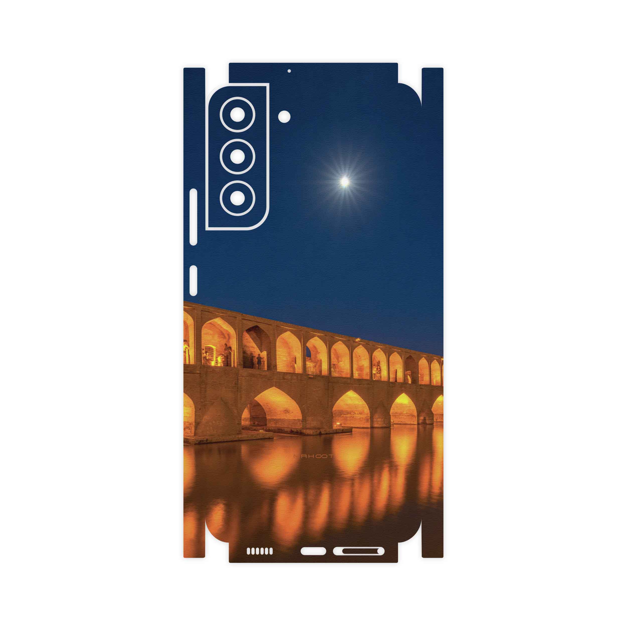 برچسب پوششی ماهوت مدل Si-O-Se-Pol-FullSkin مناسب برای گوشی موبایل سامسونگ Galaxy S22 Plus 5G