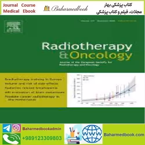 Radiotherapy and Oncology Volume 166 to 177 2022 TRUE