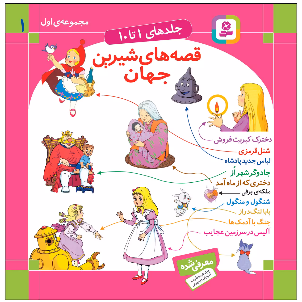 کتاب قصه های شىرىن جهان اثر شاگا هیراتا انتشارات قدیانی