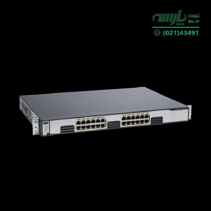 سوئیچ شبکه سیسکو 24 پورت WS-C3750G-24T-S