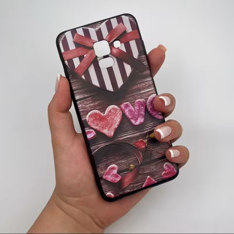 قاب گوشی (Galaxy A8 2018 (A730 سامسونگ طرح LOVE عاشقانه کد 73179