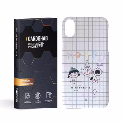 کاور گارد قاب مدل دخترانه مناسب برای گوشی موبایل اپل iphone x xs