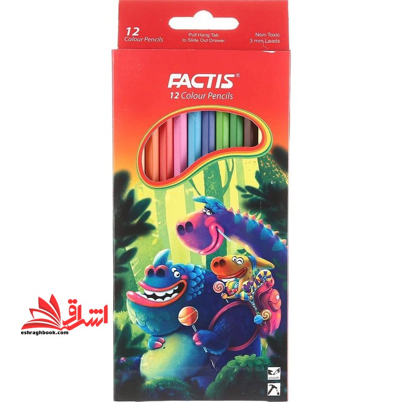 مداد رنگی 12 رنگ فکتیس - فروشگاه کتاب اشراق