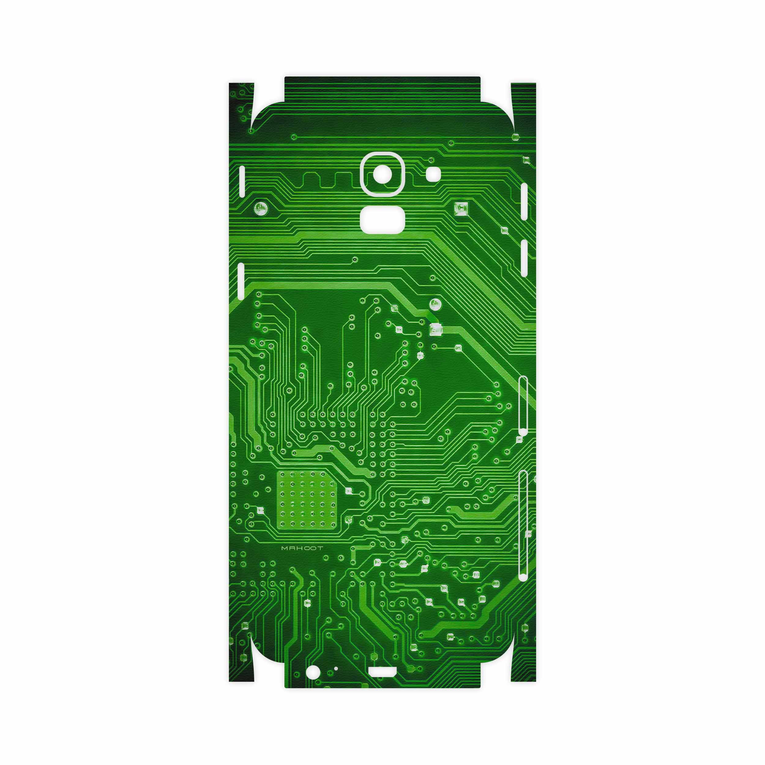 برچسب پوششی ماهوت مدل Green Printed Circuit Board-FullSkin مناسب برای گوشی موبایل سامسونگ Galaxy J6