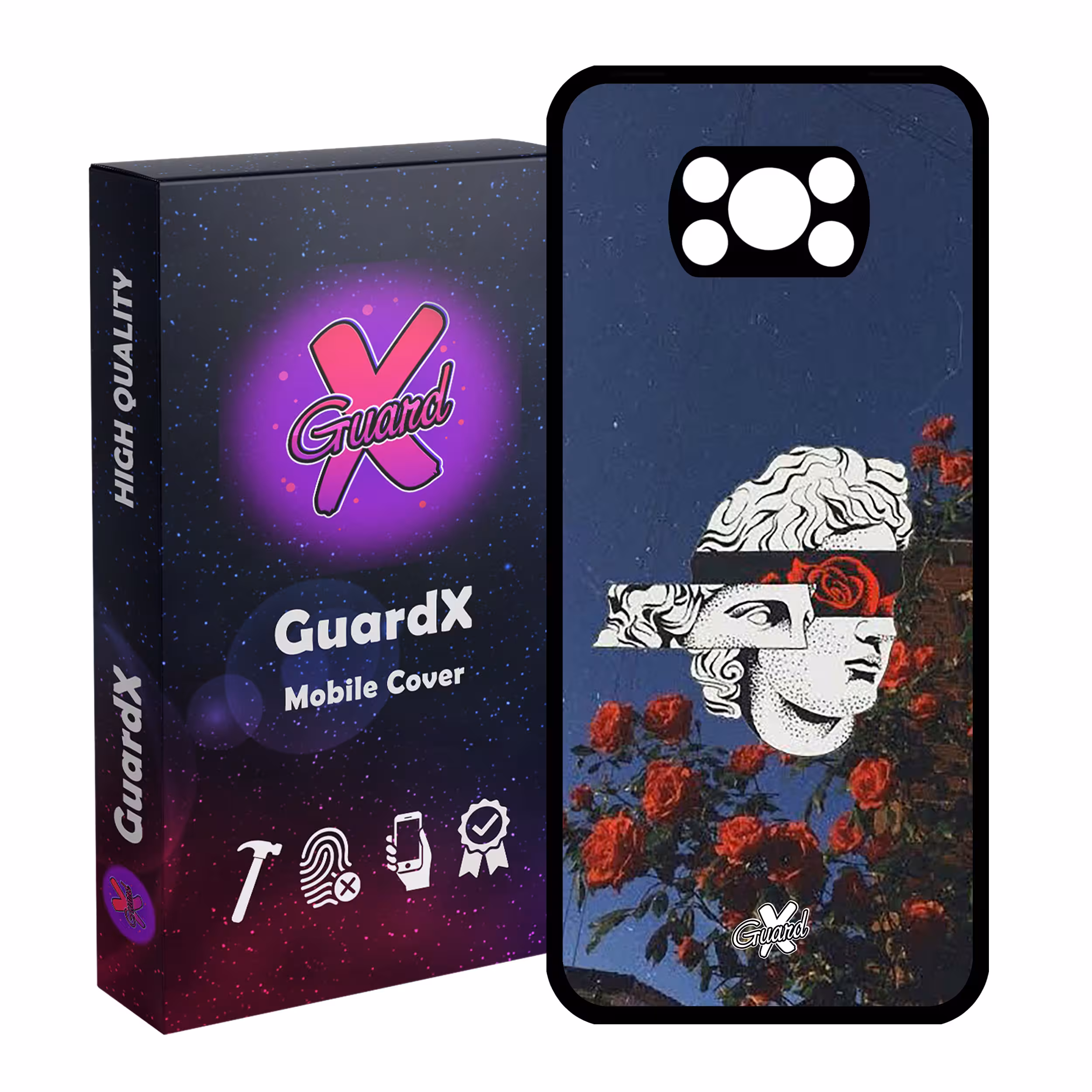 کاور گارد ایکس طرح Art مدل Glass10010 مناسب برای گوشی موبایل شیائومی Poco X3 Pro