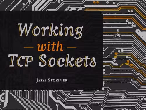 خرید و دانلود نسخه کامل کتاب Working With TCP Sockets