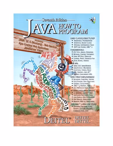 خرید و دانلود نسخه کامل کتاب Java How to Program, 7th Edition