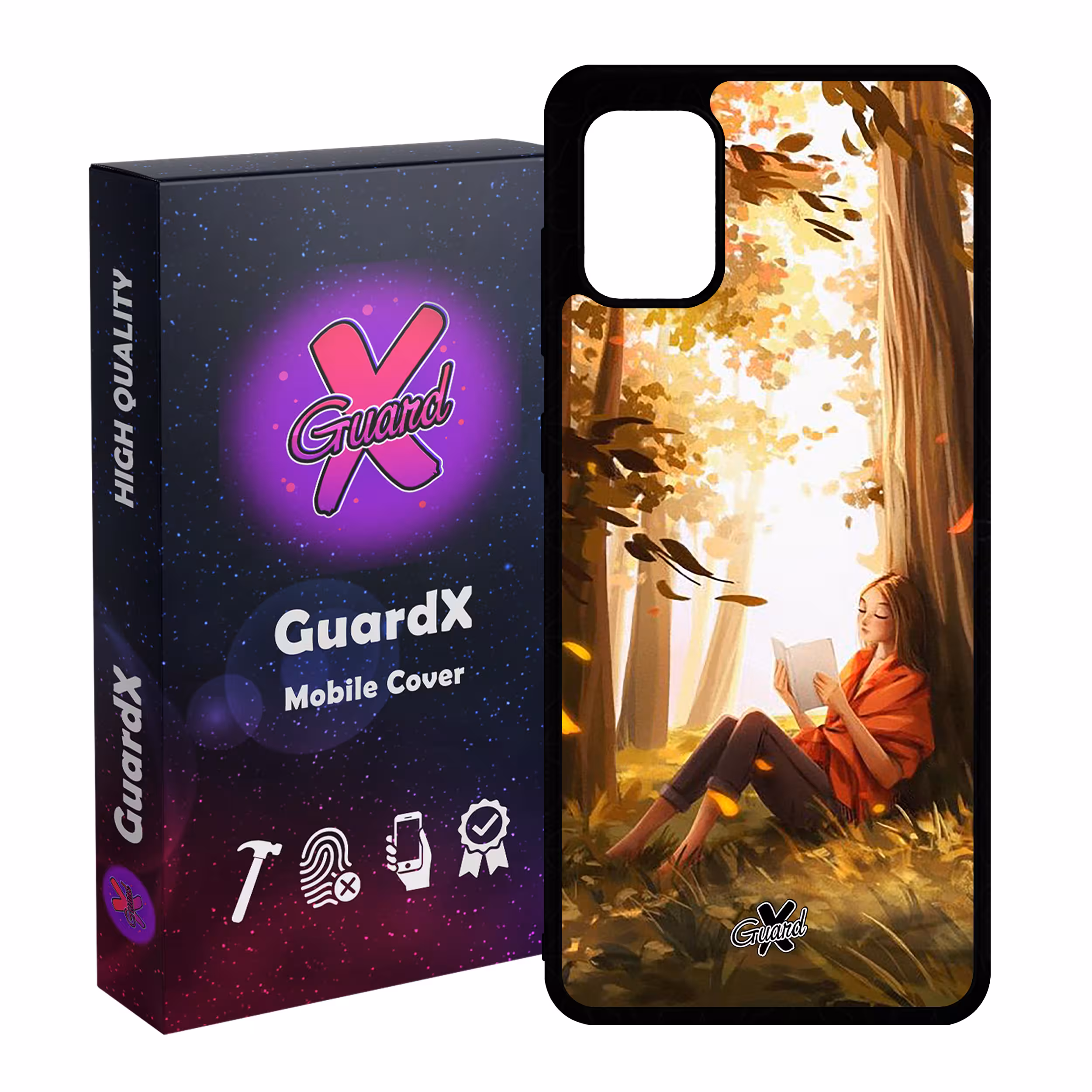 کاور گارد ایکس طرح دختر مدل Glass10276 مناسب برای گوشی موبایل سامسونگ Galaxy A31