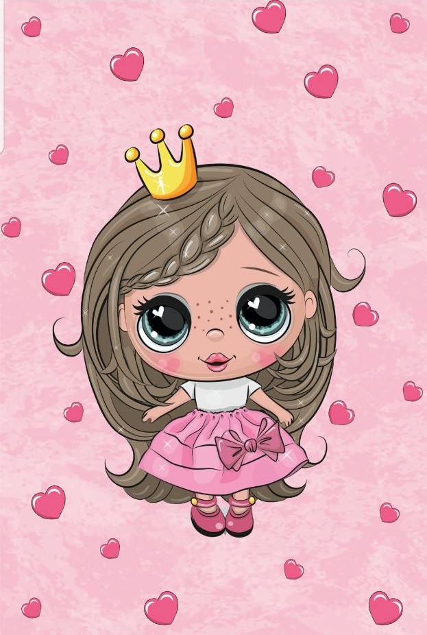 فرشینه و قالیچه کودک درجه1 در ابعاد متنوع با ترمز فرش طرح شاهدخت  | 904