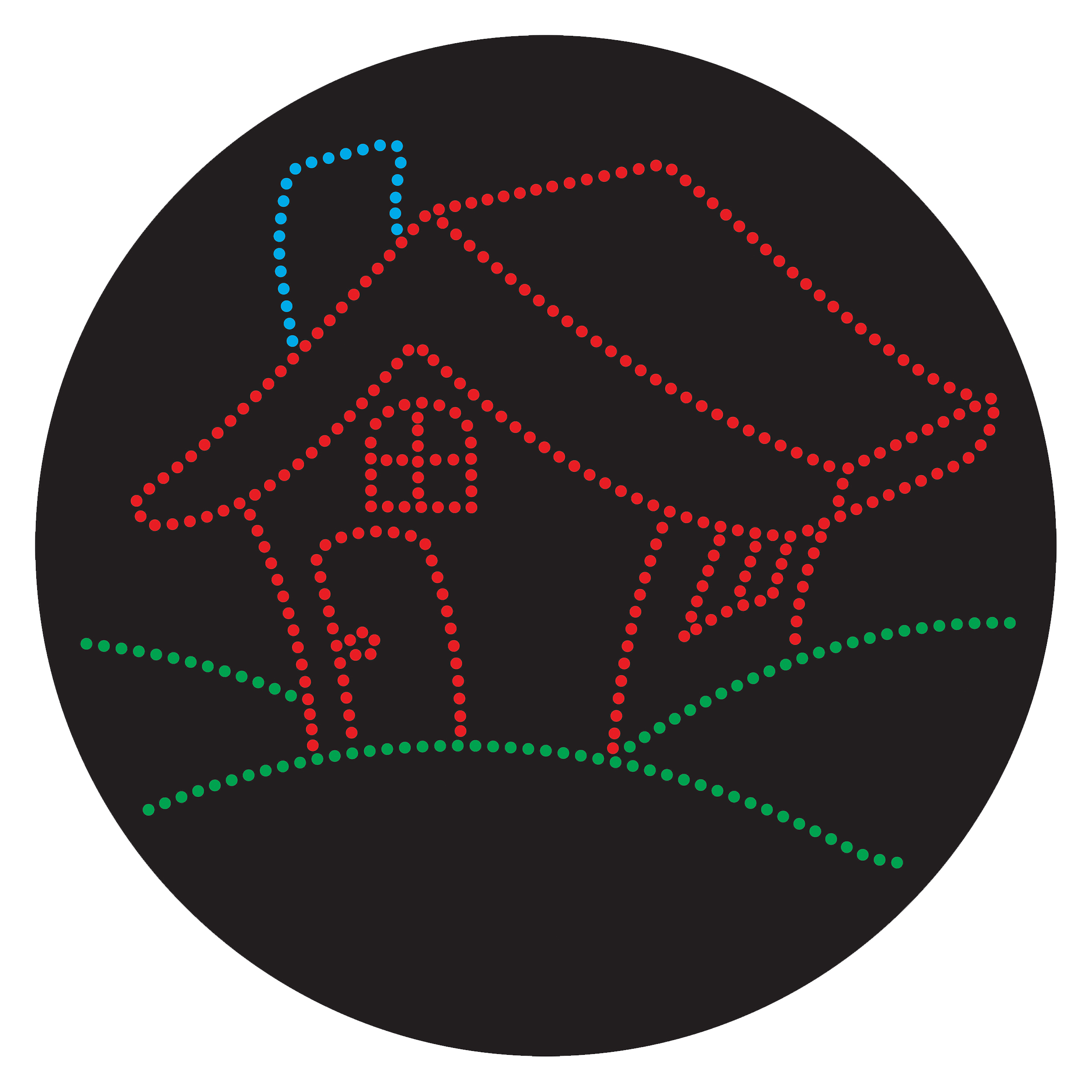 تابلو ال ای دی آیاز طرح مسکن کد 383