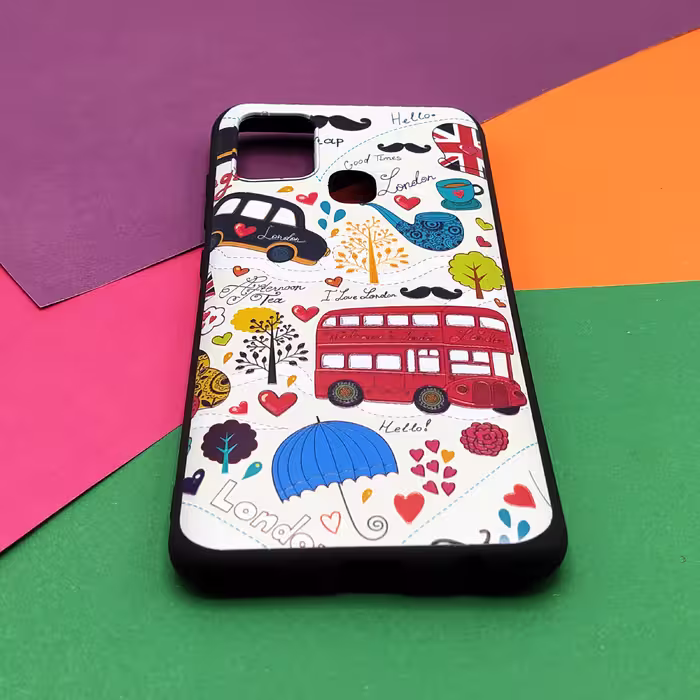 کاور مدل لندن کد 01 مناسب برای گوشی موبایل سامسونگ Galaxy A21S