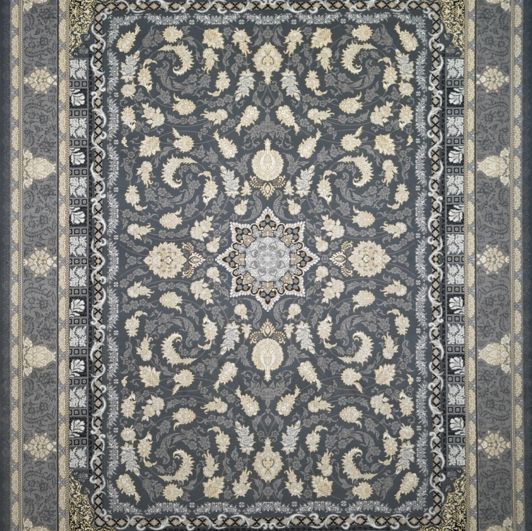 فرش 700 شانه اکرولیک   12 متری  طرح دایان دودی