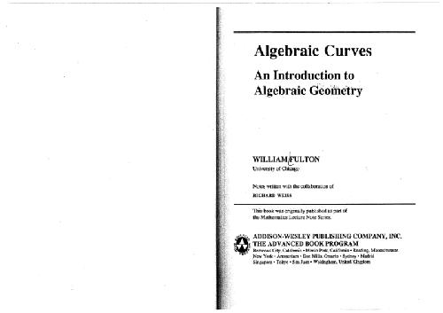 خرید و دانلود نسخه کامل کتاب Algebraic curves