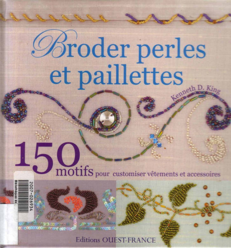 خرید و دانلود نسخه کامل کتاب Broder perles et paillettes