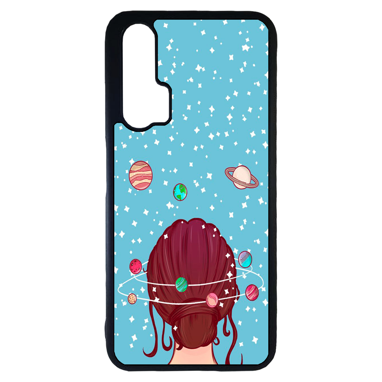 کاور طرح دختر کد 110646 مناسب برای گوشی موبایل هوآوی nova 5t