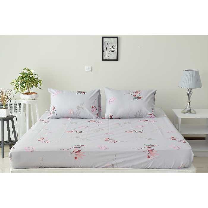 سرویس ملحفه بومرنگ مدل Yaprak-180 دونفره 3 تکه