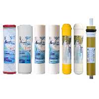 فیلتر دستگاه تصفیه آب آکوا پیورست مدل RO 6020 مجموعه 6 عددی به همراه فیلتر دستگاه تصفیه آب مدل ممبران