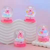 خرید گوی چراغ دار طرح خوک توپولو