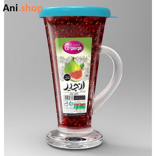 مربای انجیر لیوانی موسوی 250 گرمی کد 321
