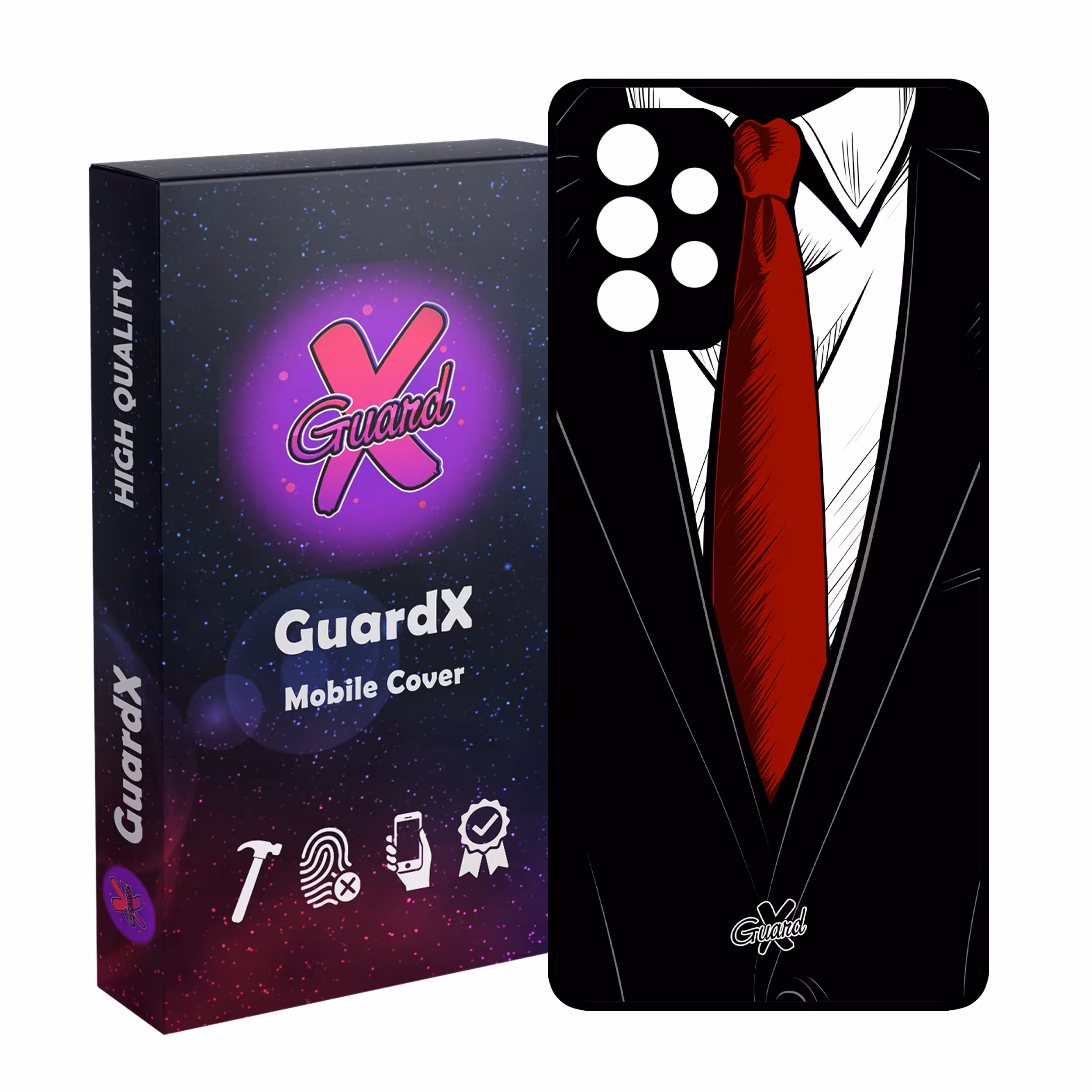 کاور گارد ایکس طرح کروات مدل Glass10209 مناسب برای گوشی موبایل سامسونگ Galaxy A32 5G