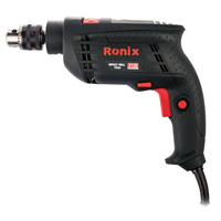 دریل 10 میلی متری چکشی سه نظام آچاری 750 وات رونیکس مدل 2120