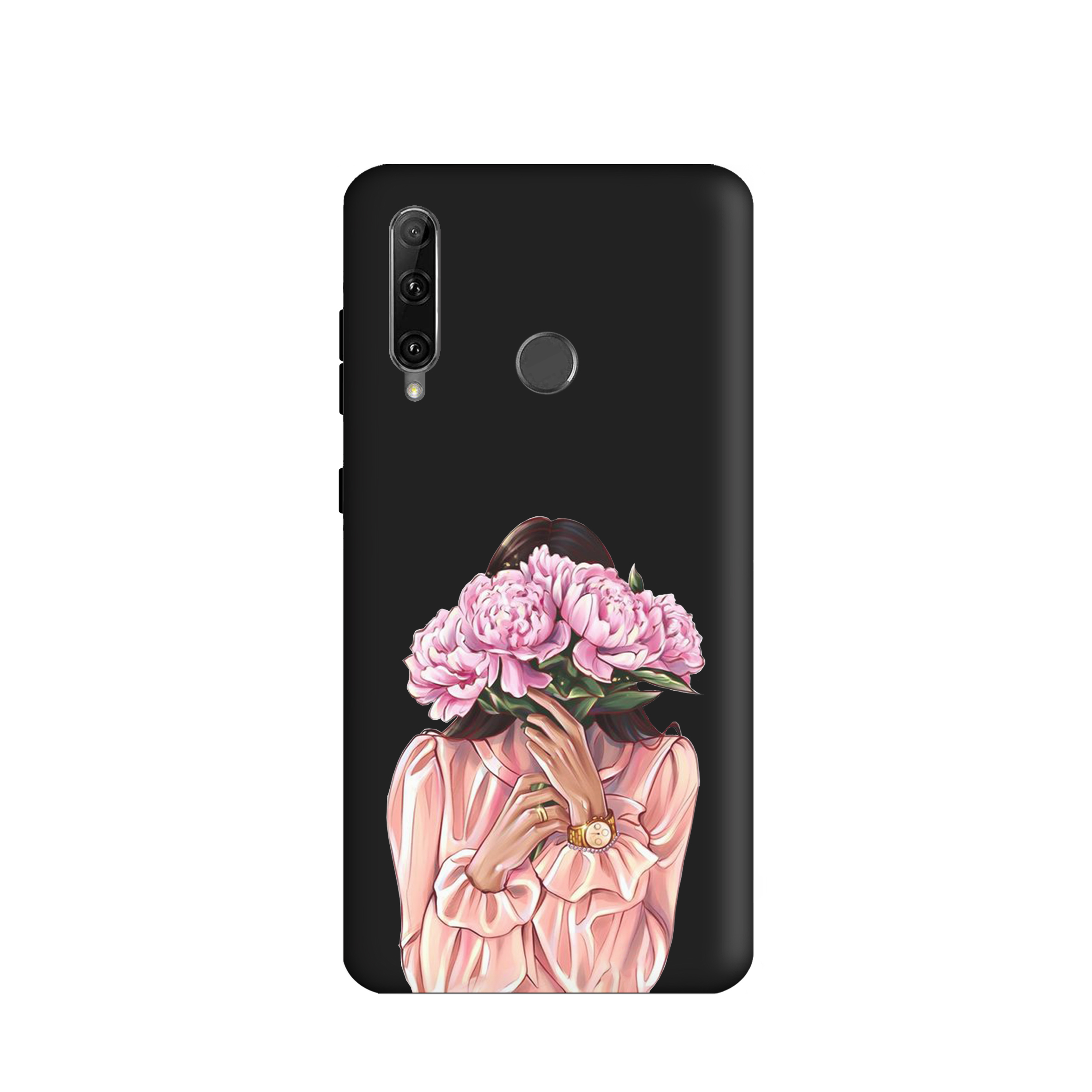 کاور طرح دخترانه گل کد u952 مناسب برای گوشی موبایل هوآوی آنر 20Lite