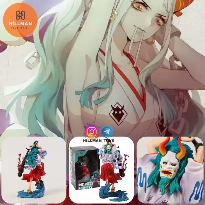 فیگور یاماتو YAMATO شخصیت انیمه وان پیس ONE PIECE،تک جعبه طول 23 سانتی متر