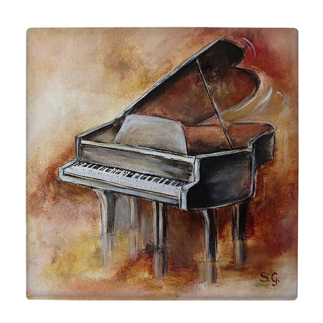  زیر لیوانی  طرح نقاشی پیانو کد    5767946_4000