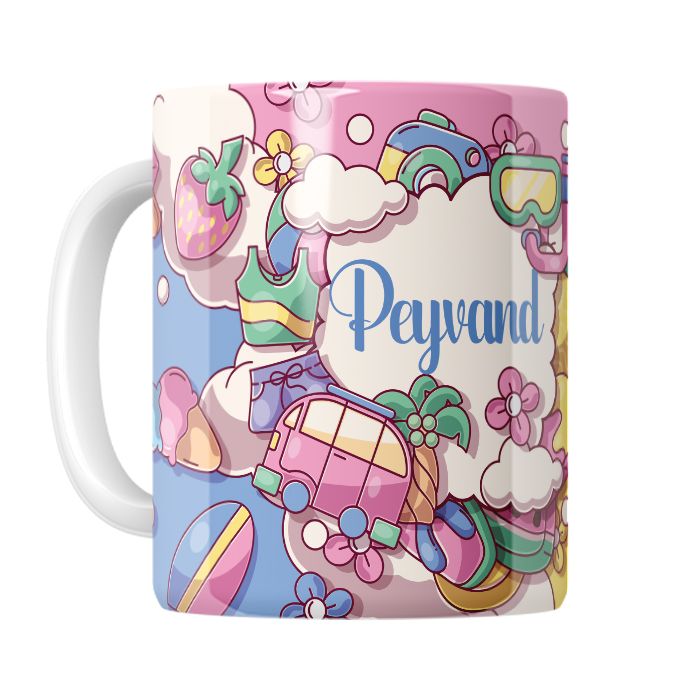 ماگ رژارت مدل اسم پیوند