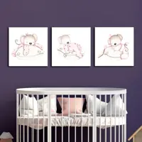 تابلو کودک و نوزاد آلباتروس مدل M026 مجموعه 3 عددی