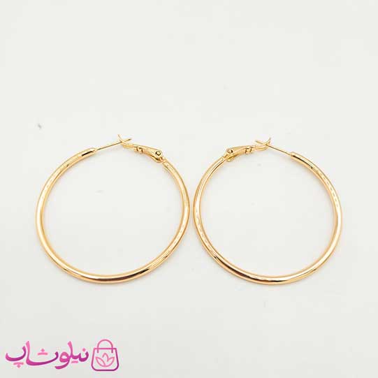 گوشواره دخترانه حلقه ای ساده ژوپینگ