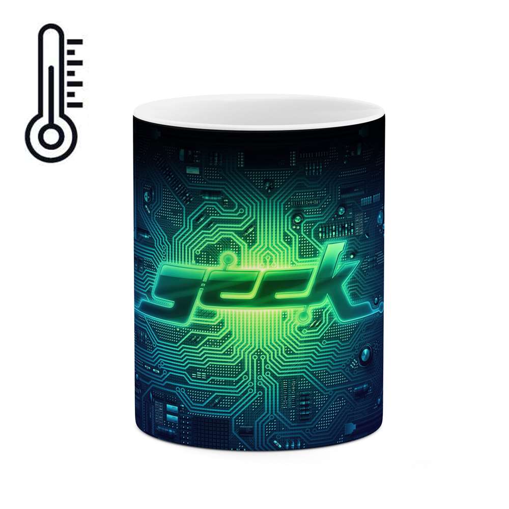 ماگ حرارتی طرح geek  مدل mgph11385