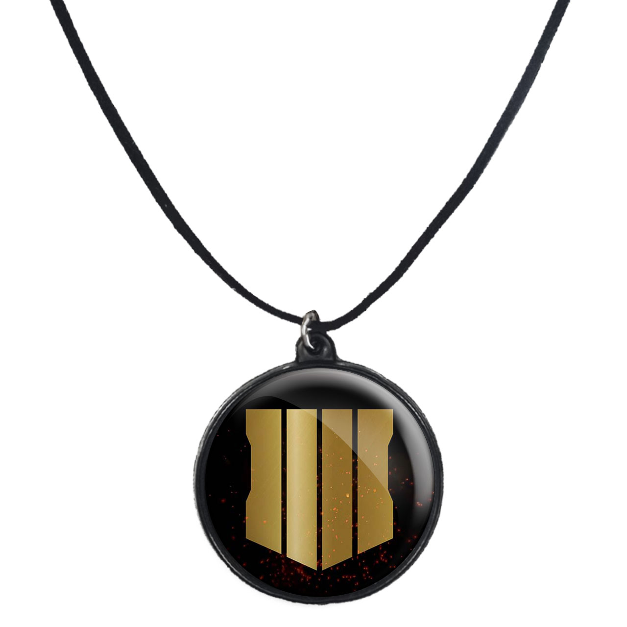 گردنبند پرمانه طرح call of duty کد pmb.1634 مدل دو طرفه