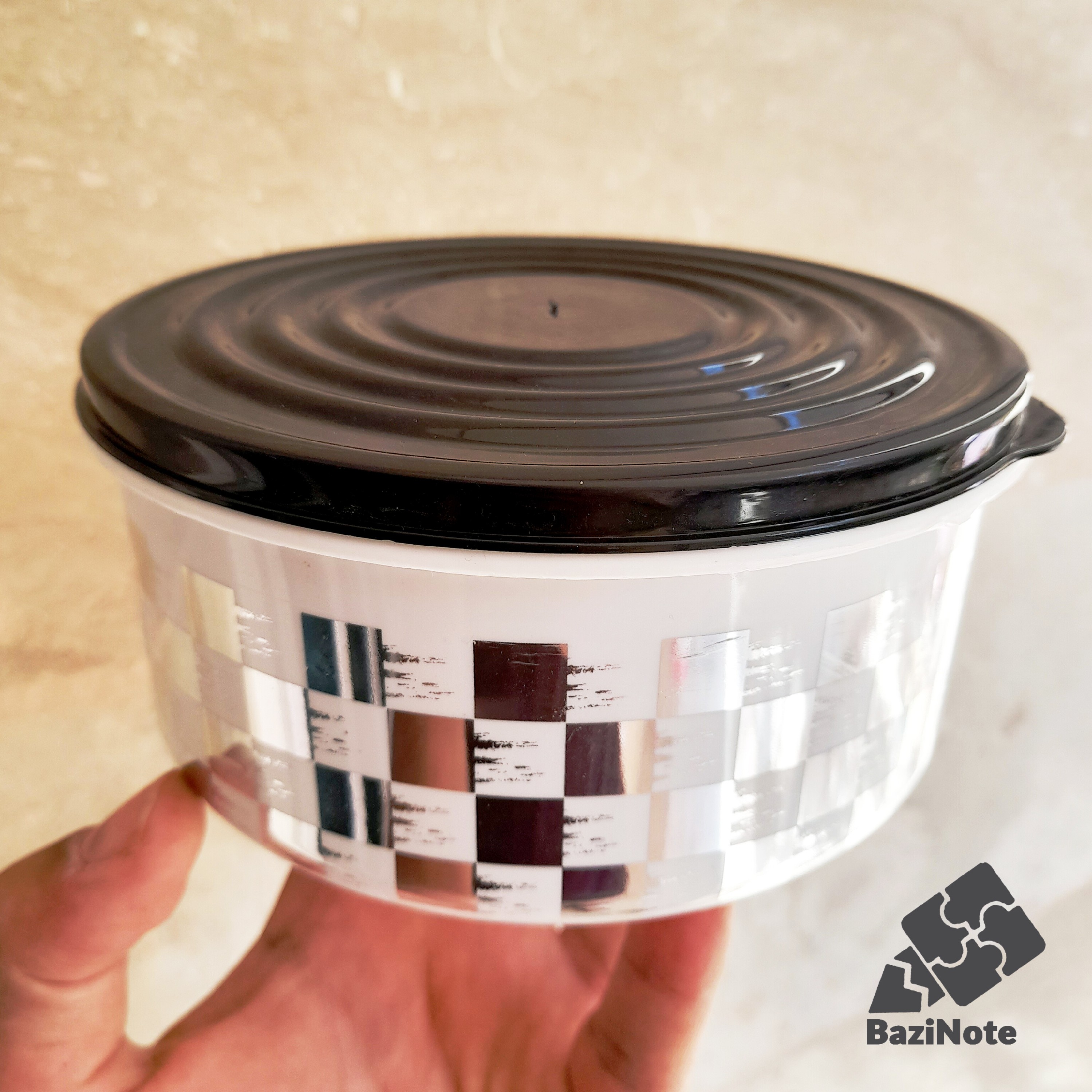 لوازم تحریر و لوازم سفر ظرف غذا پلاستیکی دایره