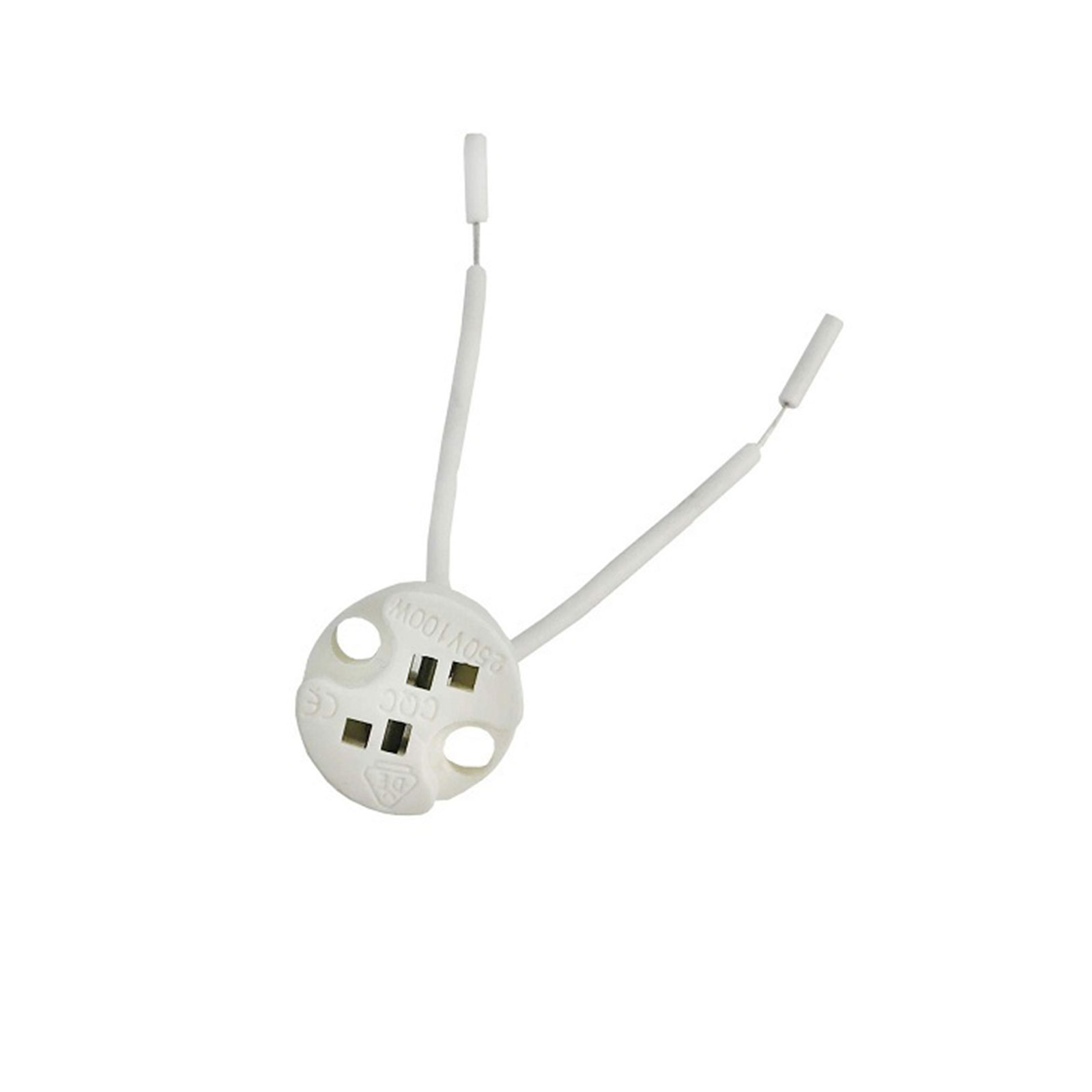 سوکت لامپ هالوژن مدل پایه سوزنی بسته 100 عددی