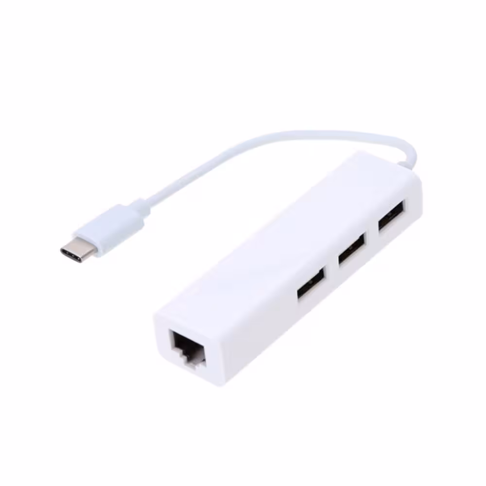 هاب تایپ سی به اترنت رویال مدل RC-4030 با 3 پورت