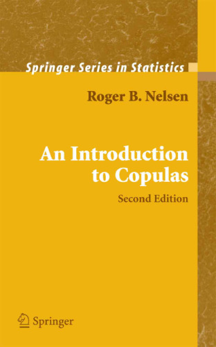 خرید و دانلود نسخه کامل کتاب An introduction to copulas