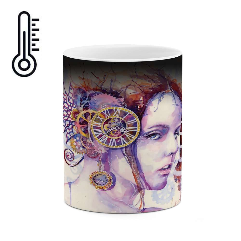 ماگ حرارتی طرح دختر مدل mgh01199