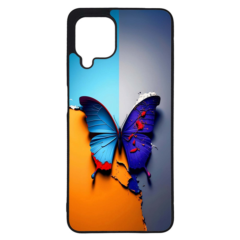 کاور طرح پروانه کد G-145 مناسب برای گوشی موبایل سامسونگ Galaxy A22 4G | دیجی قاب دونی