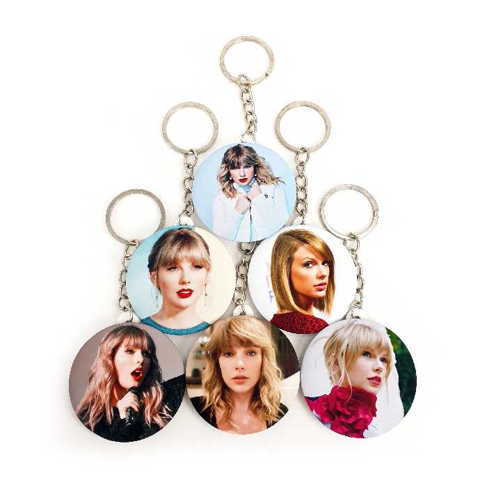 جاکلیدی خندالو طرح تیلور سویفت کد 150B مجموعه 6 عددی