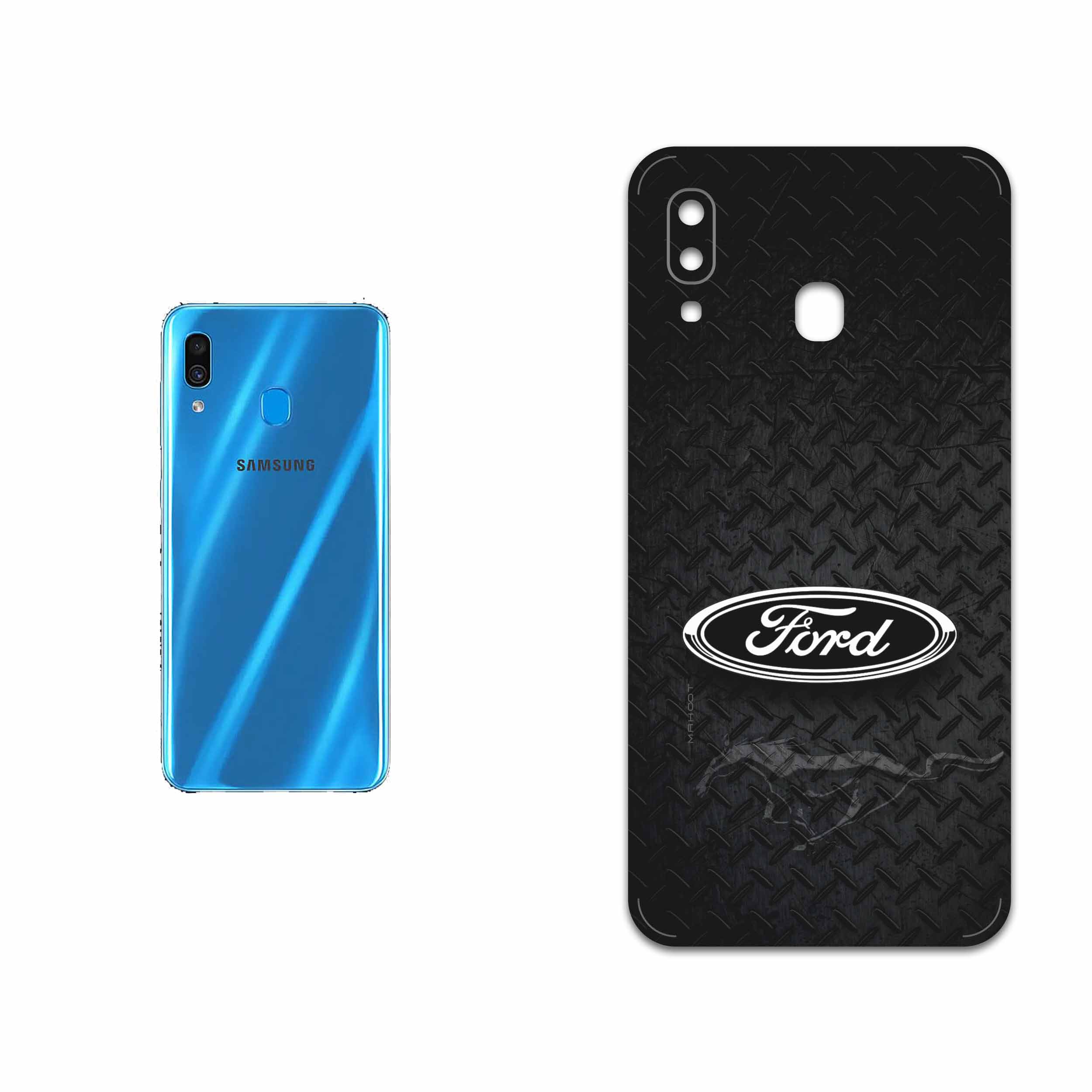 برچسب پوششی ماهوت مدل Ford Motor مناسب برای گوشی موبایل سامسونگ Galaxy A30