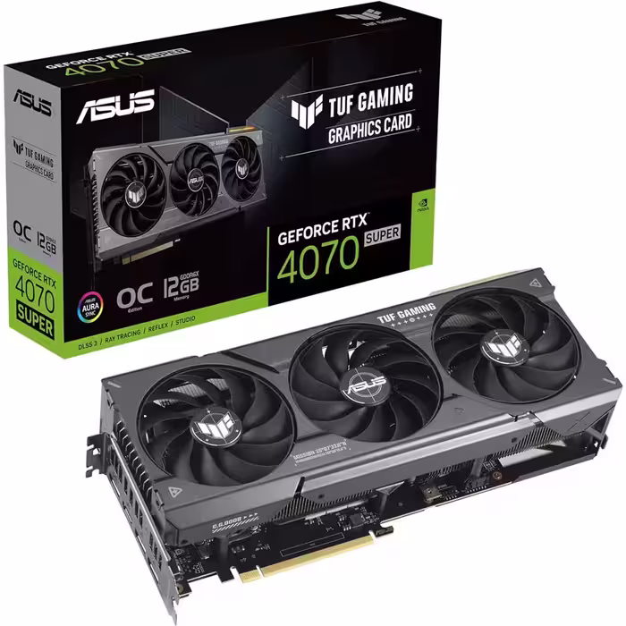 کارت گرافیک ایسوس مدل TUF Gaming GeForce RTX 4070 SUPER 12GB GDDR6X OC Edition