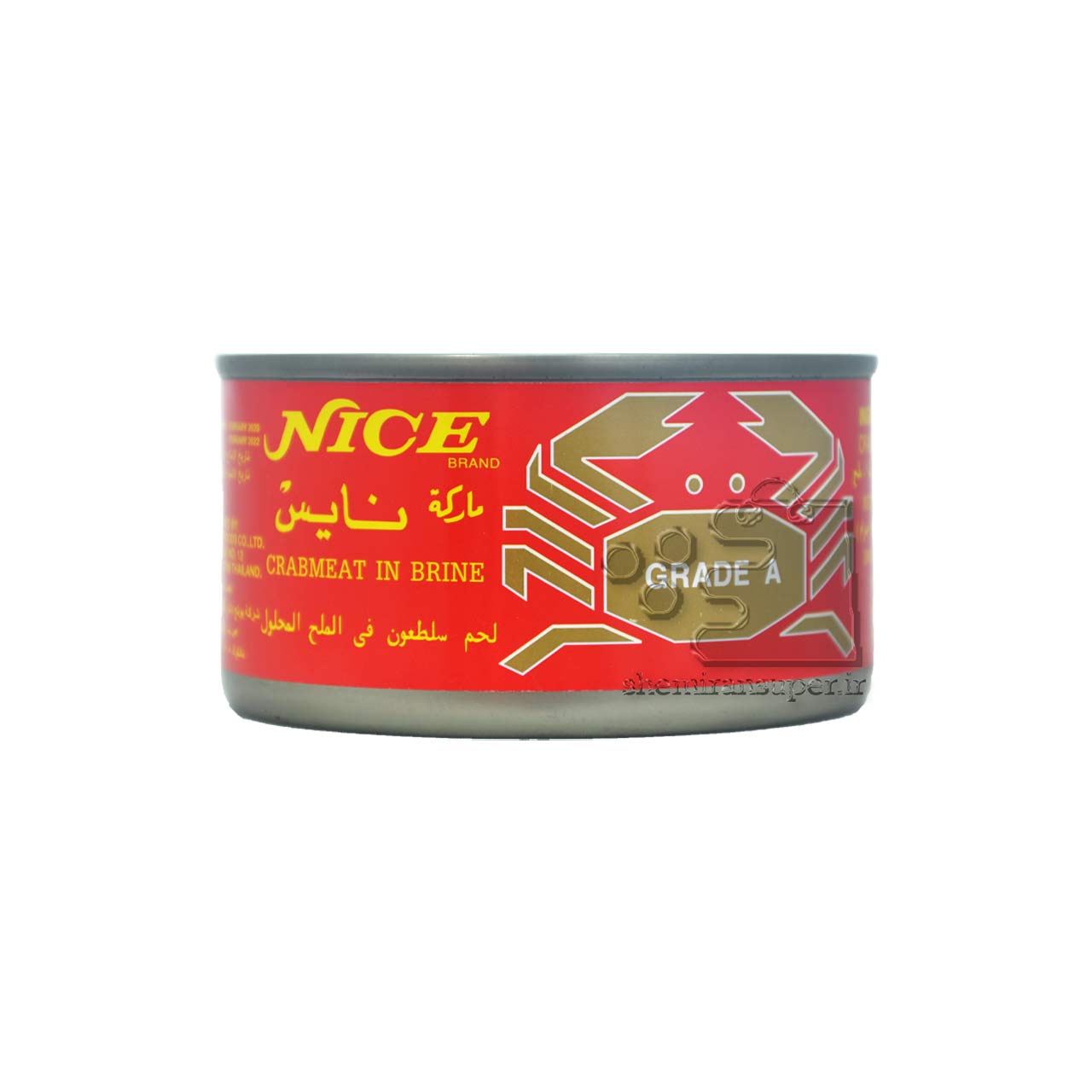 کنسرو خرچنگ ( کرب ) در آب نمک 170 گرم نایس - nice